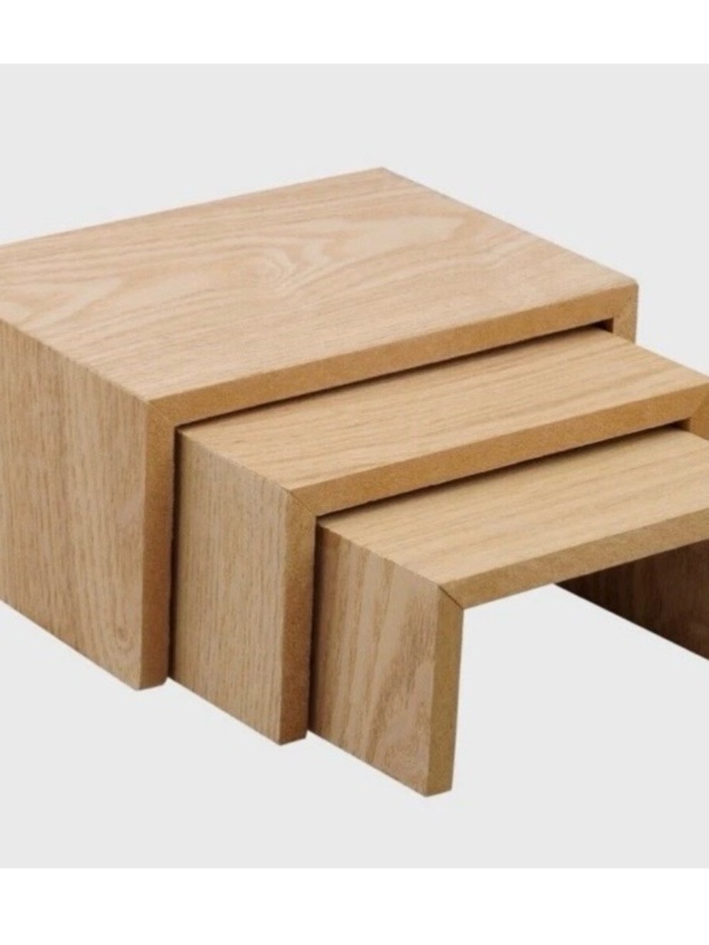 Target Bullseye’s Playground Set of 3  Tiered WOODEN RISERS NEW